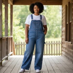Cider Blue Denim Women's Overalls